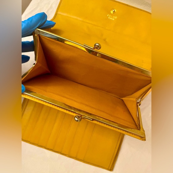 Celine Macadam Trifold Kiss Long Wallet - Picture 8 of 12